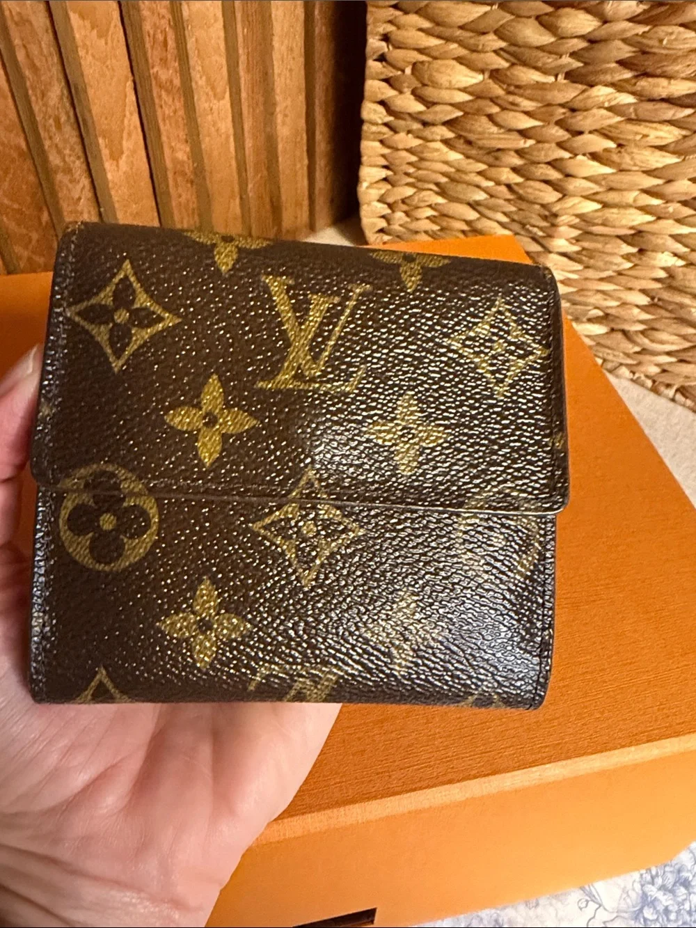 Louis Vuitton Brown Monogram Canvas Compact Wallet - Picture 2 of 9
